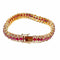 Bracelet Bracelet vintage en or, rubis et diamants 58 Facettes
