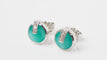 Boucles d'oreilles CLOZEAU - Boucles d'oreilles Or Résine bleu 58 Facettes clozeau
