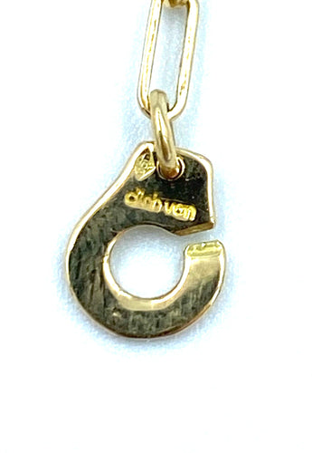 Bague 55 DINH VAN. Bague menottes R7 or jaune 18K 58 Facettes