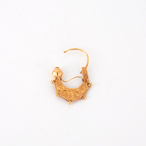 Boucles d'oreilles Créoles Savoyarde Or 58 Facettes
