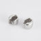 Boucles d'oreilles Créoles en or gris 58 Facettes