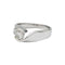 Bague 52 Solitaire or blanc serti d'un diamant pesant 0.40 carat. 58 Facettes 30381