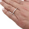 Bague 52 Alliance Cartier "Etincelle" en or blanc, diamants. 58 Facettes 30013