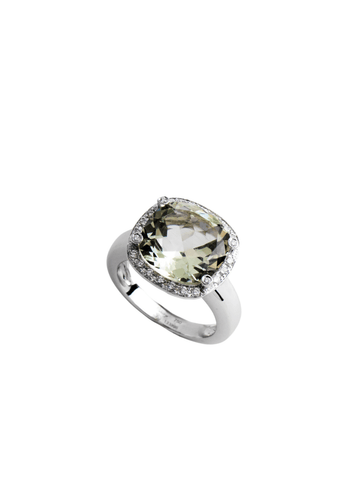 Bague 51 Bague POIRAY Filles Antik Or Blanc 750/1000 58 Facettes 64173-60502