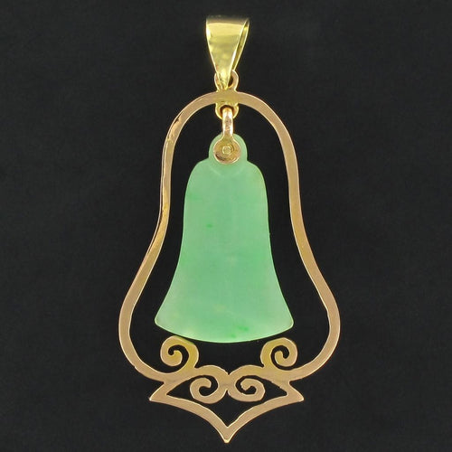Pendentif Pendentif jade en or jaune 58 Facettes 15-304