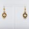 Boucles d'oreilles Boucles d'oreilles anciennes or rose perles fines 58 Facettes 19-577