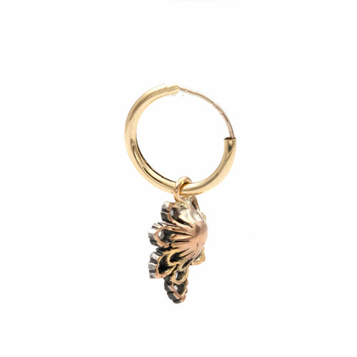 Boucles d'oreilles Créoles ECLOSE 58 Facettes 1