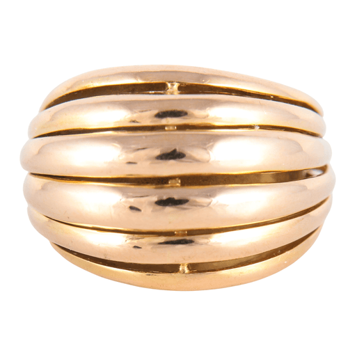 Bague 52 Bague à godrons 58 Facettes 8400