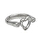 Bague 51 Bague Tiffany & Co. "Open heart" en argent et diamants. 58 Facettes 30462