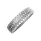 Bracelet Bracelet Buccellati "Dentelle" en or blanc et diamants. 58 Facettes 30486