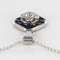 Pendentif Pendentif art déco diamants saphirs calibrés 58 Facettes 16-148