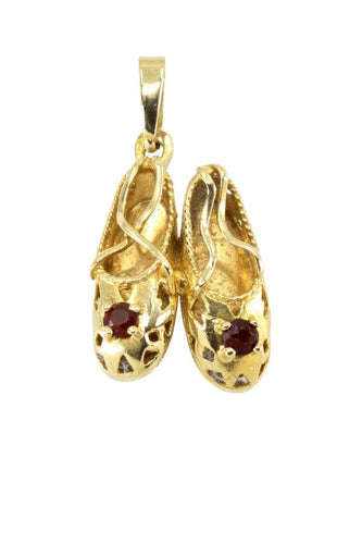 Pendentif Pendentif ballerines grenats 58 Facettes 037961