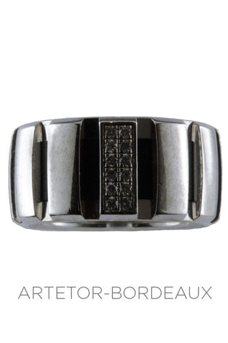 Bague 54 Bague Chaumet Classe one Or Blanc 58 Facettes 20931