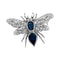 Broche Broche Scarabée or blanc, saphirs, diamants, rubis. 58 Facettes 29475