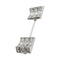 Broche Epingle de jabot Art Déco en or blanc et platine, diamants. 58 Facettes 30135