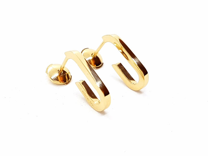 Boucles d'oreilles Dinh Van Boucles d'oreilles Maillon Or jaune 58 Facettes 06504CD