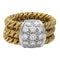 Bague 51 Bague Pomellato vintage deux ors et diamants. 58 Facettes 28997
