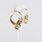 Boucles d'oreilles Dormeuses anciennes or jaune diamants 58 Facettes 20-100
