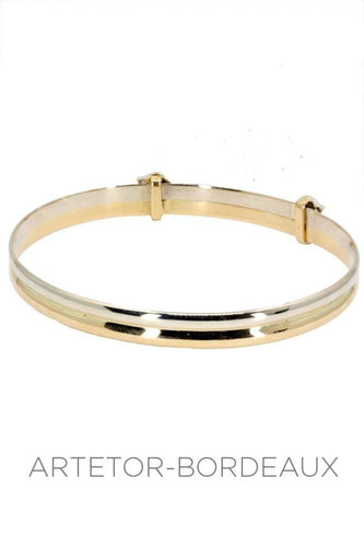 Bracelet Bracelet Double C Cartier Or Jaune & Blanc 58 Facettes 32111