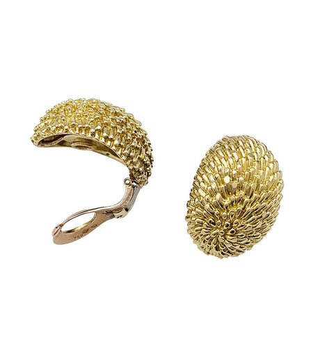 Boucles d'oreilles Boucles d'oreilles Van Cleef & Arpels Hérisson en or jaune. 58 Facettes 29931