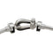 Bracelet Bracelet Fred "Force 10" moyen modèle en or blanc et diamants noirs. 58 Facettes 29903