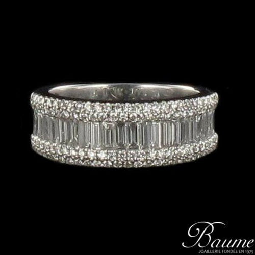 Bague 51 Bague Diamants baguettes 58 Facettes 09-010-2508506-53