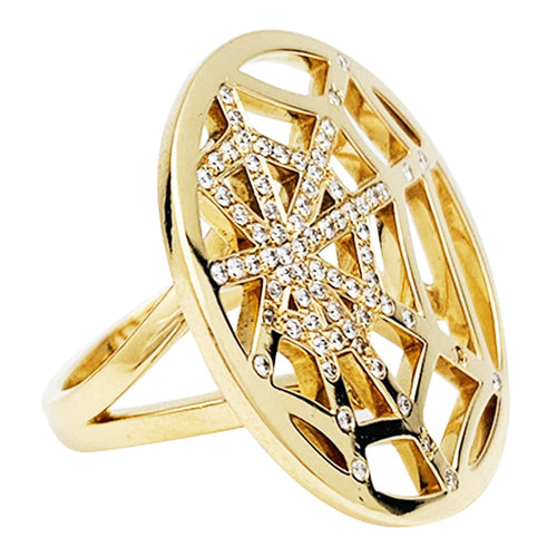 Bague 52 Bague Chaumet "Attrape-moi" en or jaune et diamants. 58 Facettes 30523