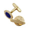 Boutons de manchette Bulgari "Gemelli BVLGARI BVLGARI", or jaune et lapis lazuli 58 Facettes 29985