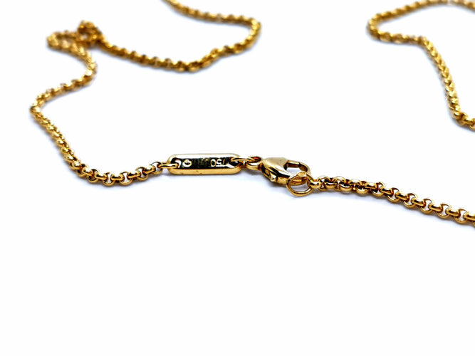 Collier Chopard Collier Coeur Happy diamonds Or jaune Diamant 58 Facettes 1050180CN