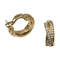 Boucles d'oreilles Boucles d'oreilles Cartier "Trinity" en or jaune et diamants. 58 Facettes 28797