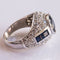 Bague 49 Bague Saphirs et Diamants 58 Facettes 6228-50