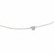 Collier Collier solitaire Cartier, diamant 0,31 carat en or blanc. 58 Facettes 30113
