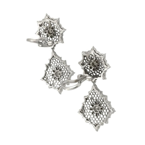 Boucles d'oreilles Boucles d'oreilles Buccellati "Dentelle", diamants. 58 Facettes 30487