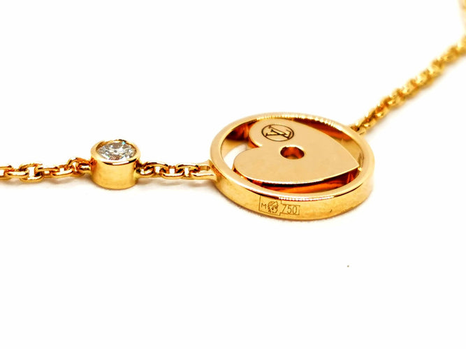 Collier Louis Vuitton Collier Idylle Blossom Or rose Diamant 58 Facettes 1142152CN