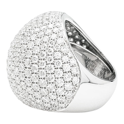 Bague 60 Bague boule diamants en or blanc. 58 Facettes 30550