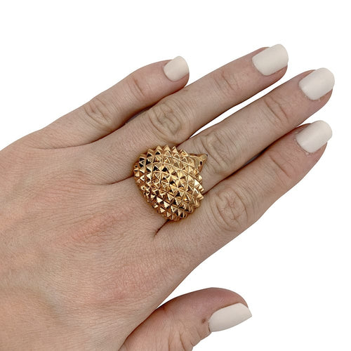 Bague 53 Bague Boucheron, "Hans le Hérisson", or rose. 58 Facettes 30235