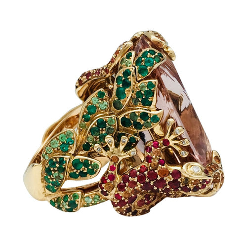 Bague 58 Bague de cocktail Dior, collection "Incroyables et Merveilleuses", modèle "Salamandre". 58 Facettes 28399