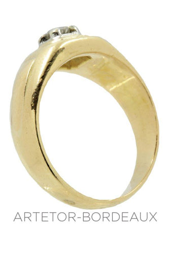 Bague 60 Chevalière diamant 58 Facettes 21701