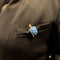 Broche Broche Boucheron tortue or jaune, émail et saphir. 58 Facettes 29701