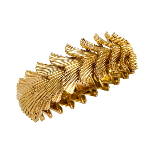 Bracelet Bracelet articulé en or jaune. 58 Facettes 29511
