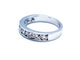 Bague 54 Bague Demie alliance Or blanc Diamant 58 Facettes 1021705CD