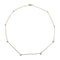 Collier Collier gouttière en or jaune, blanc et diamants. 58 Facettes 30148