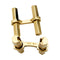 Boutons de manchette Boutons de manchette Cartier en or jaune, acier et onyx. 58 Facettes 30573