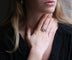 Bague Bague COEUR topaze et argent 58 Facettes 216