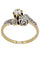 Bague 55 Vous et moi ancien perle et diamants 58 Facettes 34271