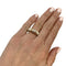 Bague 55 Bague Van Cleef et Arpels "Philippine" en or jaune, corail blanc et diamants. 58 Facettes 30044