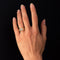 Bague 51 Bague tank or jaune 3 diamants 58 Facettes 20-153-54