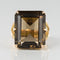 Bague 50 Bague vintage quartz fumé 58 Facettes 18-282A-50