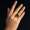 Bague 54 Chevalière ancienne tourmaline 58 Facettes 19-658-51