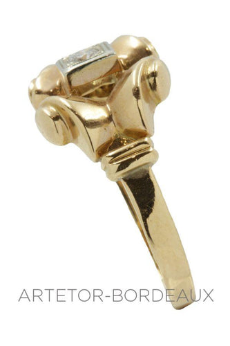 Bague 57 Bague  années 50' 58 Facettes 16181